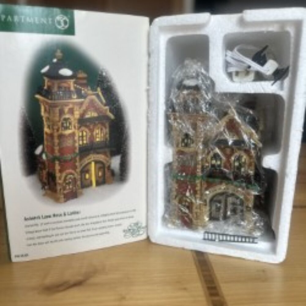 Department 56 Heritage Village Collection "Ashwick Lane Hose And Ladder"